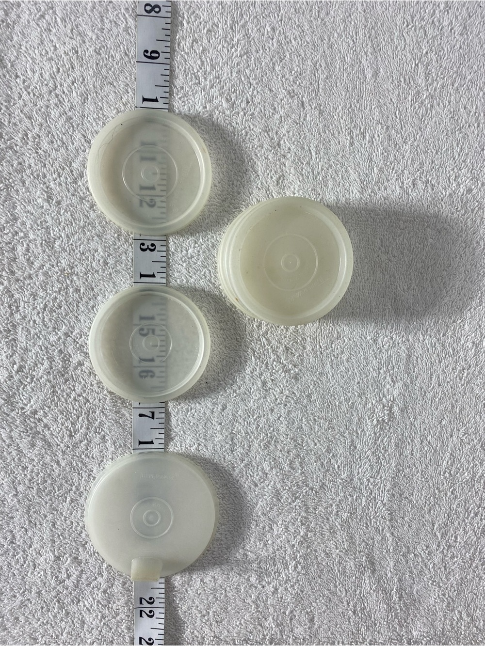 Vintage Tupperware Replacement Lids Lot 7 Pcs - Picture 8 of 8